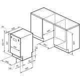 Встраиваемая посудомоечная машина LEX PM 4563 B (CHMI000301)