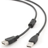 Кабель удлинительный USB A (M) - USB A (F), 1.8м, Filum FL-CPro-U2-AM-AF-F1-1.8M