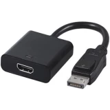 Переходник DisplayPort (M) - HDMI (F), 0.15м, Filum FL-A-DPM-HF-0.15M