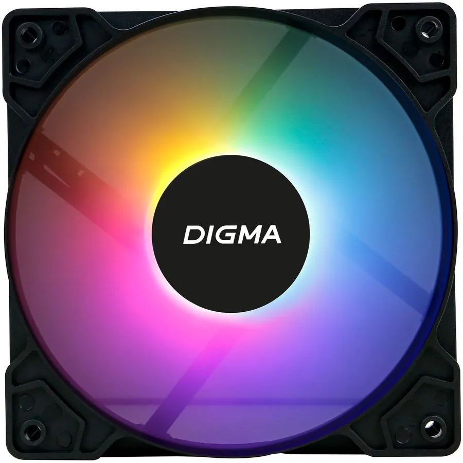 Вентилятор для корпуса Digma DFAN-FRGB1