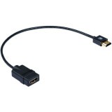 Переходник HDMI (M) - HDMI (F), 0.3м, Kramer ADC-HM/HF/PICO