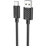 Кабель USB - USB Type-C, 1м, HOCO X88 Black (HC-83349) (6931474783349)