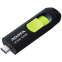 USB Flash накопитель 64Gb ADATA UC300 Black/Green - ACHO-UC300-64G-RBK/GN