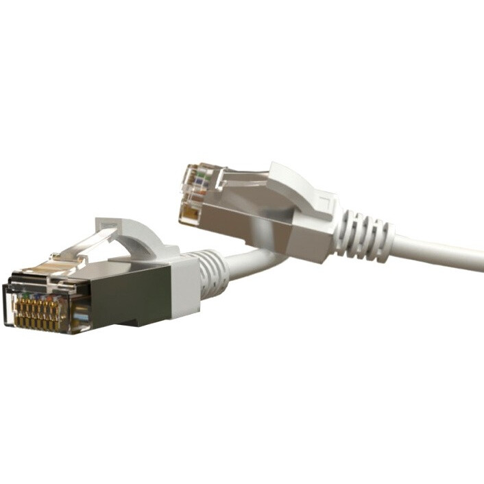 Патч-корд Hyperline PC-LPT-SFTP-RJ45-RJ45-C6-1.5M-LSZH-WH, 1.5м