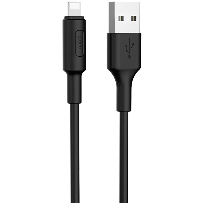 Кабель USB - Lightning, 1м, HOCO X25 Black (HC-80107) - 6957531080107