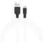 Кабель USB A (M) - microUSB B (M), 1м, HOCO X21 White/Black (HC-71389) - 6957531071389