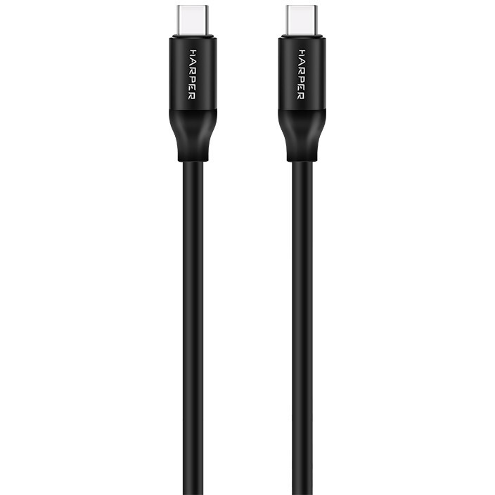 Кабель USB Type-C - USB Type-C, 2м, Harper SCH-772 Black