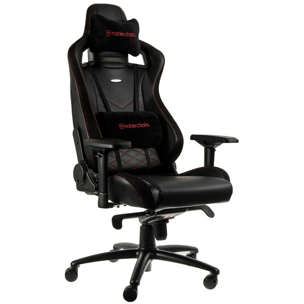 Игровое кресло Noblechairs EPIC PU-Leather Black/Red - NBL-PU-RED-002