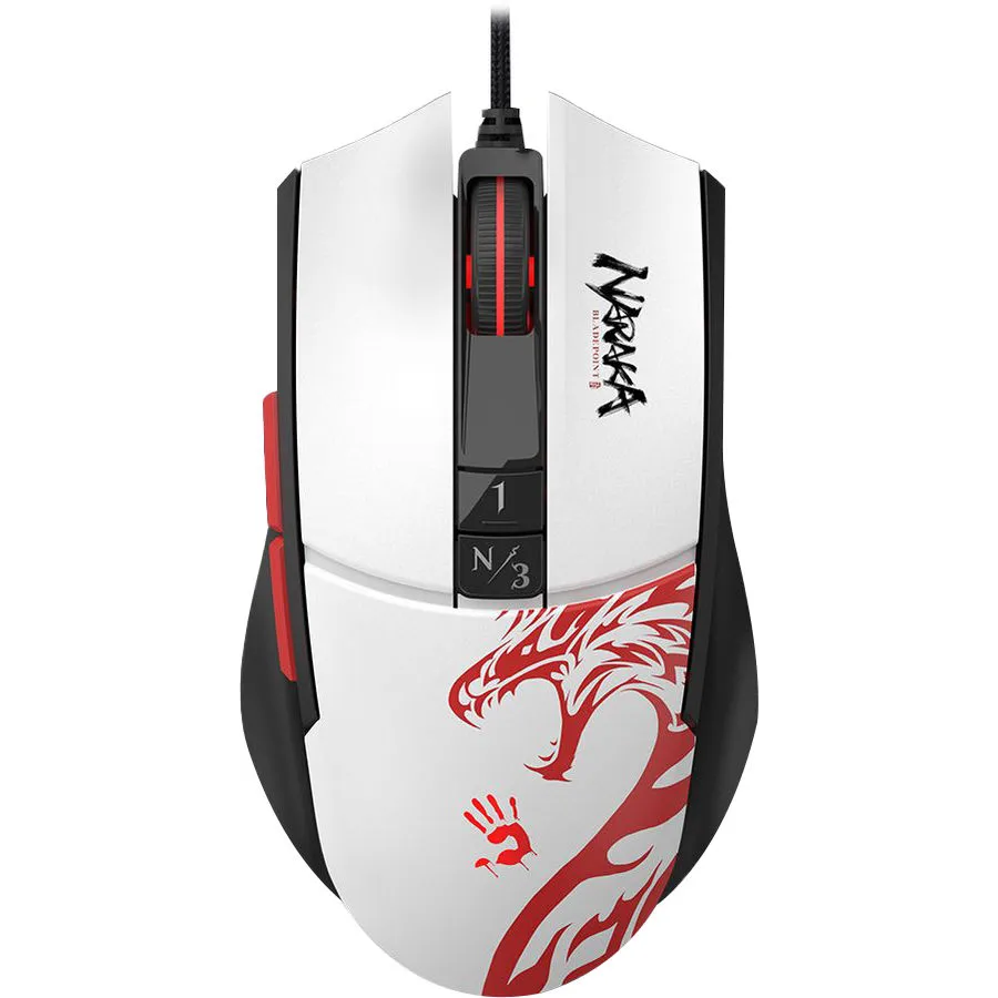 Мышь Bloody L65 Max Naraka White/Black