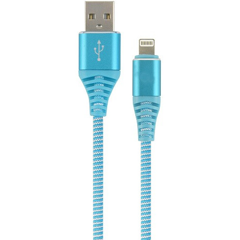 Кабель USB - Lightning, 1м, Filum FL-CPro-U2-AM-LM-1M-BL1