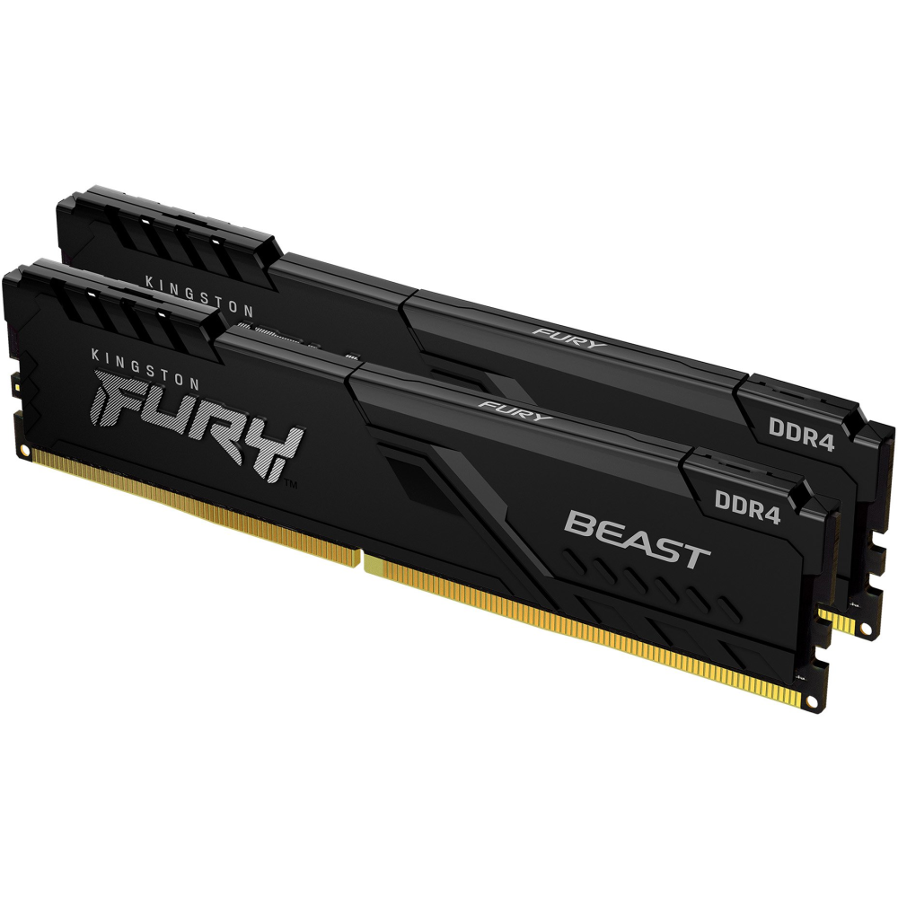 Оперативная память 32Gb DDR4 3200MHz Kingston Fury Beast Black (KF432C16BB1K2/32-SP) (2x16 KIT)