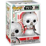 Фигурка Funko POP! Bobble Star Wars Holiday C-3PO Snowman (64335)