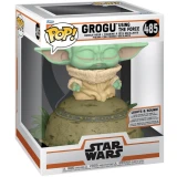 Фигурка Funko POP! Deluxe Bobble Star Wars Mandalorian Grogu Using the Force (58390)