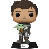 Фигурка Funko POP! Star Wars Mandalorian Mandalorian with Grogu (54525)