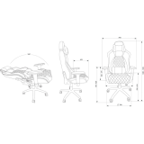 Игровое кресло Cactus CS-CHR-130-M