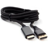 Кабель DisplayPort (M) - HDMI (M), 1.8м, Cablexpert CC-DP-HDMI-4K-6