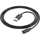 Кабель USB - Lightning, 1м, HOCO X88 Black (HC-83301) (6931474783301)