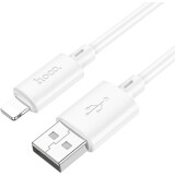 Кабель USB - Lightning, 1м, HOCO X88 White (HC-83318) (6931474783318)