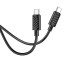Кабель USB Type-C - USB Type-C, 1м, HOCO X88 Black (HC-83363) - 6931474783363 - фото 2
