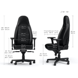 Игровое кресло Noblechairs ICON PU-Leather Black (NBL-ICN-PU-BLA)