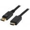 Кабель DisplayPort (M) - HDMI (M), 3м, KS-IS KS-385-3