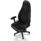 Игровое кресло Noblechairs ICON PU-Leather Black/Gold (NBL-ICN-PU-GOL)