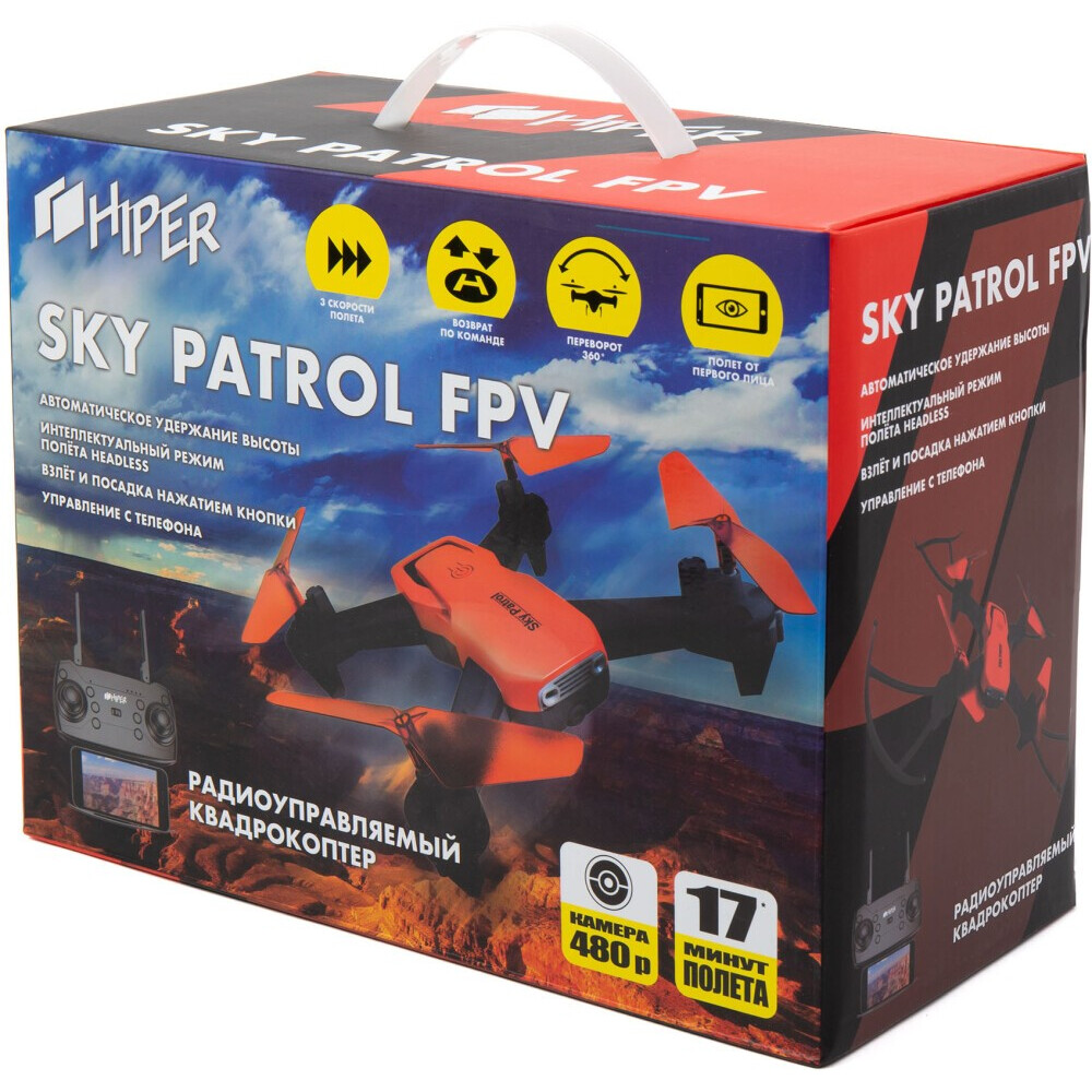 Квадрокоптер HIPER Sky Patrol FPV: купить в интернет магазине Регард  Москва: цена, характеристики, описание, отзывы