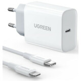 Сетевое зарядное устройство UGREEN CD137 White (50698)