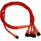 Разветвитель 3-pin - 4x 3-pin, Nanoxia NX34A60R Red