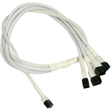 Разветвитель 3-pin - 4x 3-pin, Nanoxia NX34A60W White