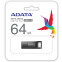 USB Flash накопитель 64Gb ADATA UR340 Black - AROY-UR340-64GBK - фото 5