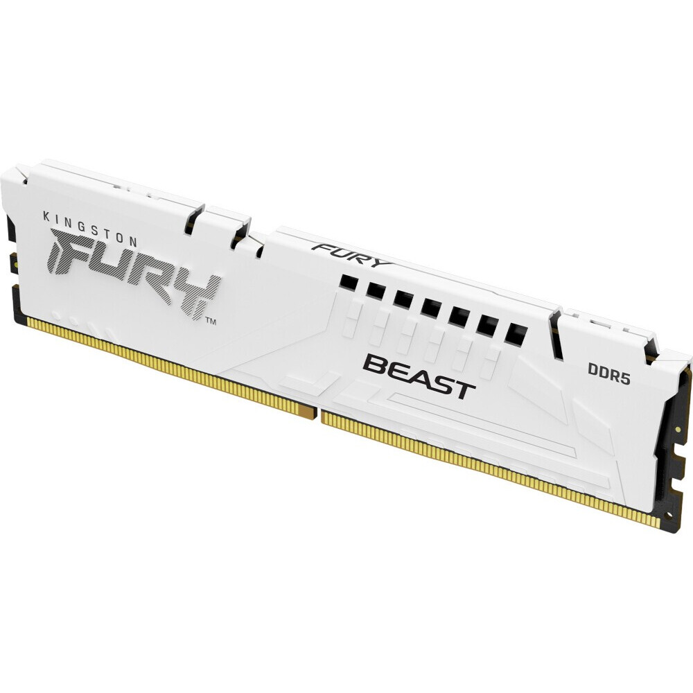 Оперативная память 16Gb DDR5 5200MHz Kingston Fury Beast White (KF552C40BW-16)