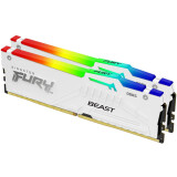 Оперативная память 32Gb DDR5 5600MHz Kingston Fury Beast White RGB (KF556C36BWEAK2-32) (2x16Gb KIT)