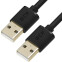 Кабель USB A (M) - USB A (M), 3м, Greenconnect GCR-UM5M-BB2SG-3.0m