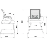 Офисное кресло Бюрократ CH-695N-AV Black (CH-695N-AV/B/TW-11)