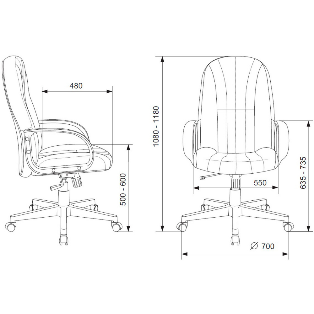 Кресло офисное t 898axsn