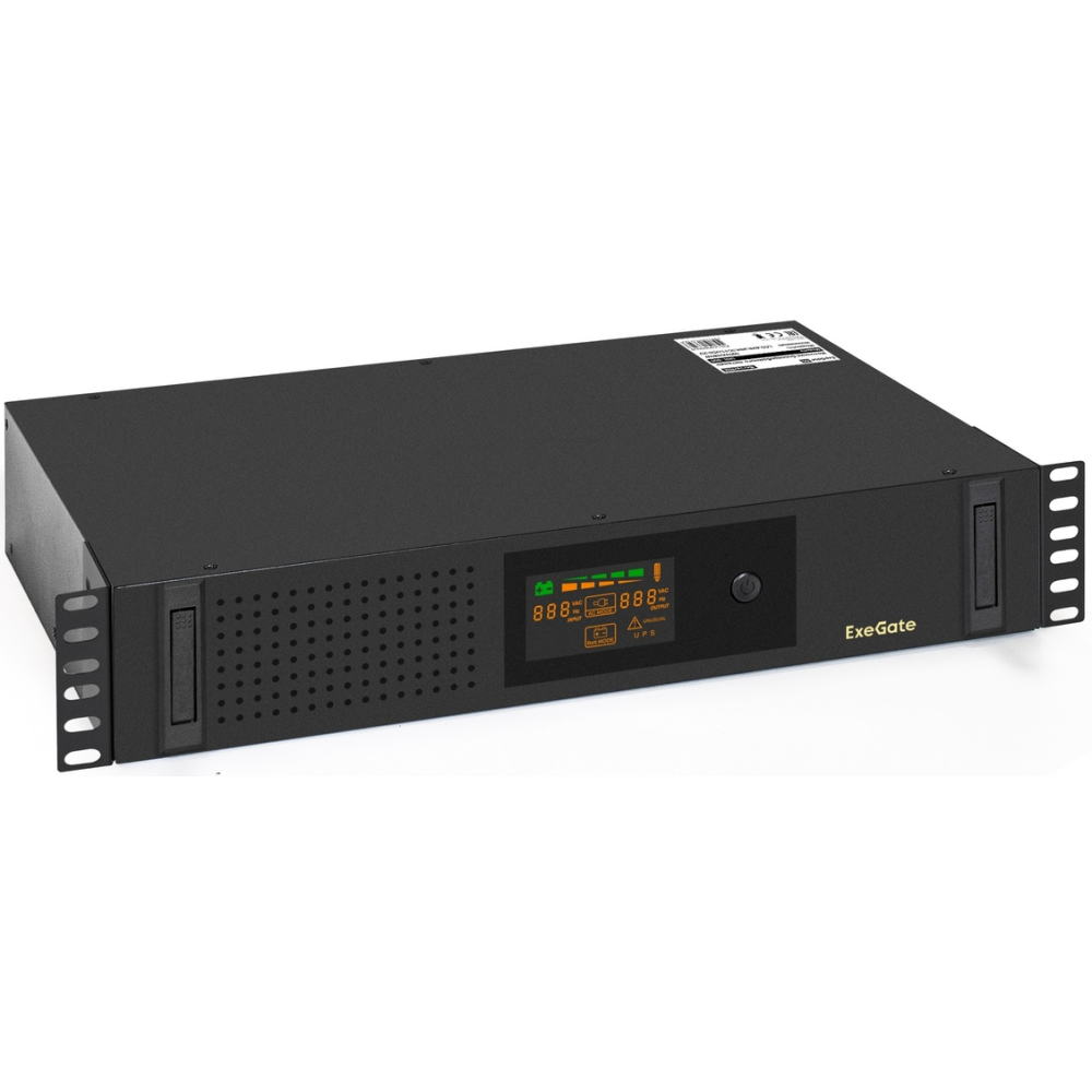 ИБП ExeGate ServerRM UNL-800.LCD.AVR.2SH.3C13.USB.2U - EX293849RUS