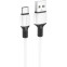 Кабель USB - USB Type-C, 1м, Borofone BX84 White - 6974443386813