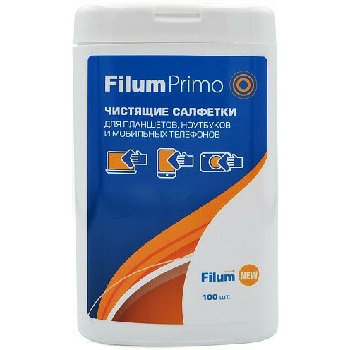 Чистящие салфетки Filum CLN-T1005, 100 шт.