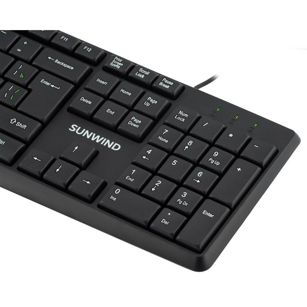 Клавиатура sunwind. Клавиатура Sunwind SW-kb100 черный USB. Клавиатура Sunwind SW-kb100, USB, черный [1570653]. Sunwind SW-kb300 фото.