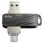 USB Flash накопитель 128Gb Netac US11 Silver/Black - NT03US11C-128G-32BK