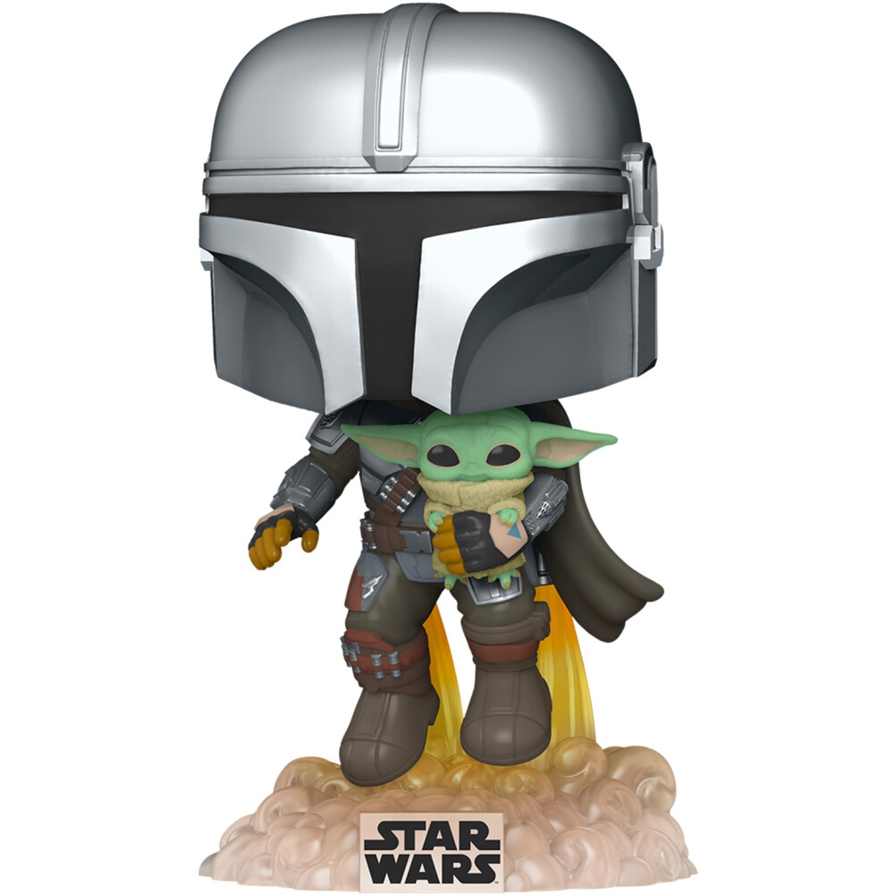 Фигурка Funko POP! Bobble Star Wars Mandalorian Mandalorian with The Child - 50959