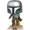 Фигурка Funko POP! Bobble Star Wars Mandalorian Mandalorian with The Child - 50959