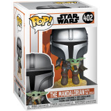 Фигурка Funko POP! Bobble Star Wars Mandalorian Mandalorian with The Child (50959)