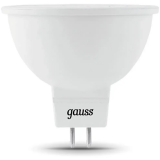 Светодиодная лампочка Gauss MR16 4100K 220V (5 Вт, GU5.3) 10 шт. (101505205)