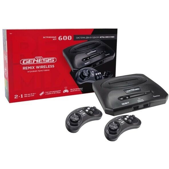 Игровая консоль SEGA Retro Genesis Remix Wireless (600 встроенных игр) - ConSkDn101