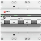 Автоматический выключатель EKF mcb47100-3-25C-pro