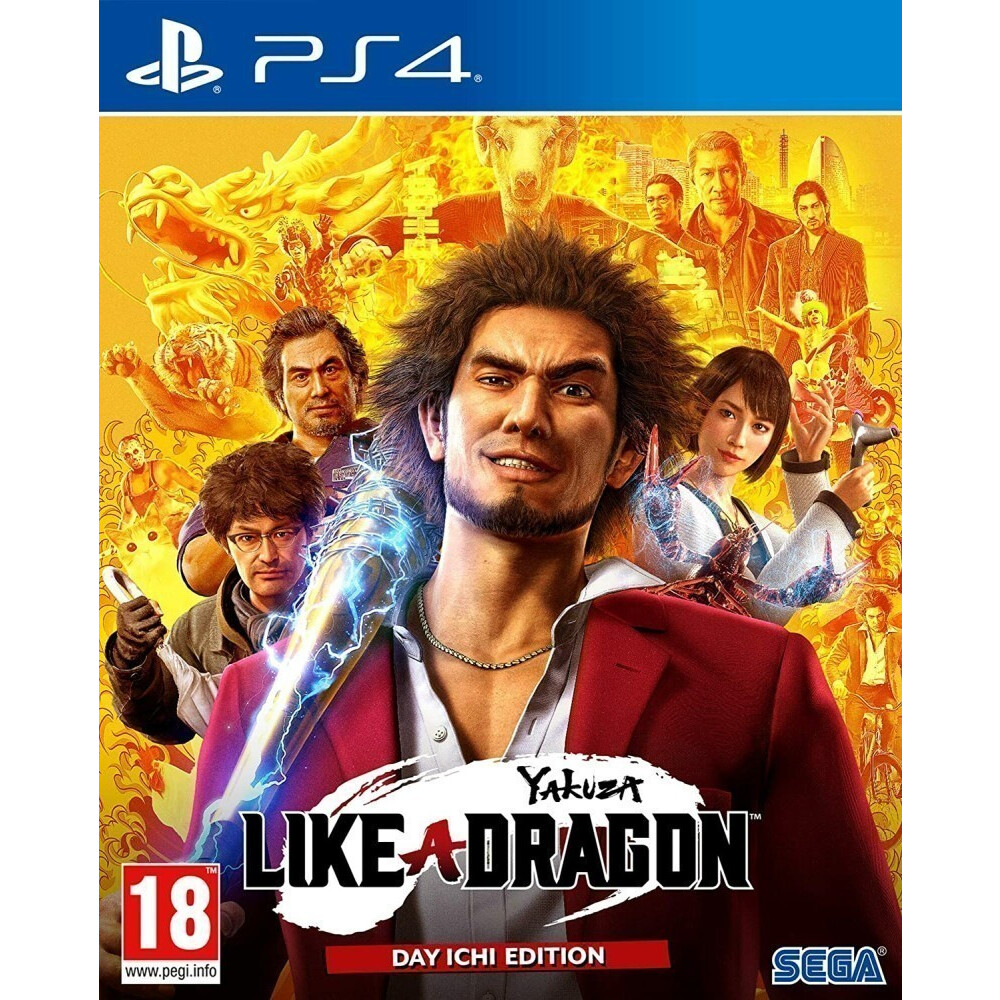 Игра Yakuza: Like a Dragon - Day Ichi Steelbook Edition для Sony PS4