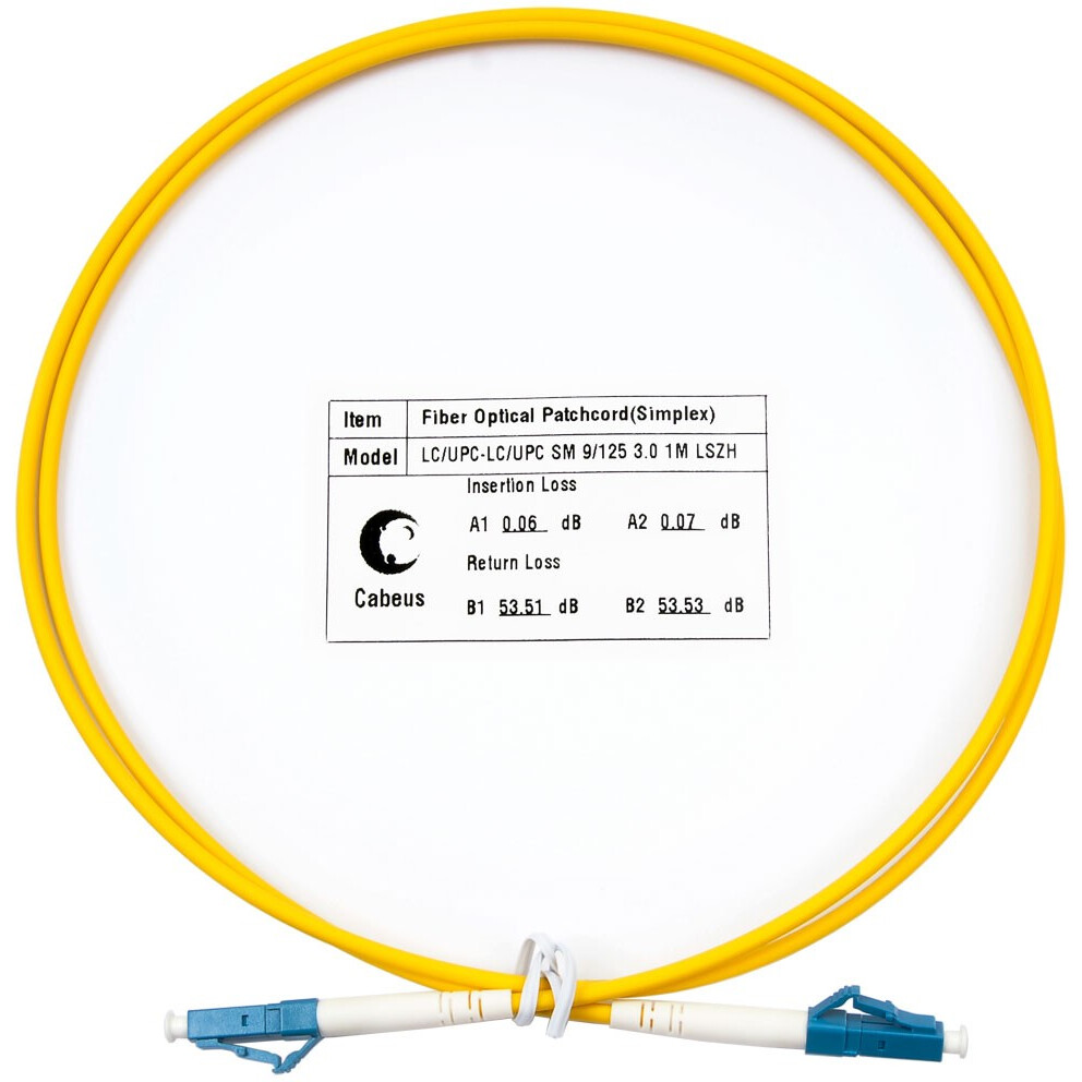 Патч-корд Cabeus FOP(s)-9-LC-LC-1m, 1м