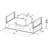 Вытяжка FABER C-AIR KL A90 (350.0615.705)